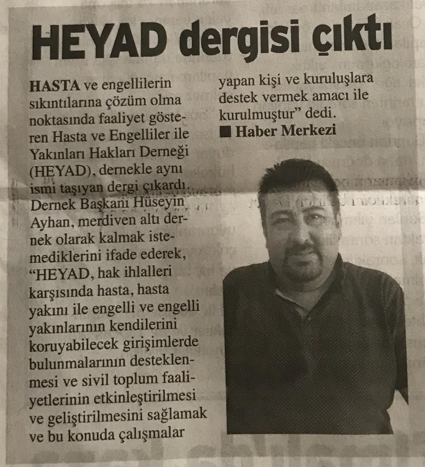 ANTALYA KÖRFEZ GAZETESİNDE YER ALAN SÖYLEŞİMİZ.